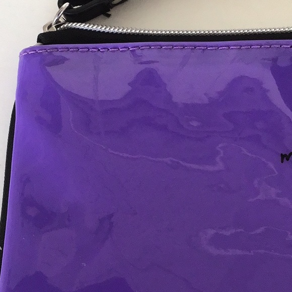 MARC TETRO PURPLE BICHON FRISE WRISTLET CLUTCH - Picture 12 of 13